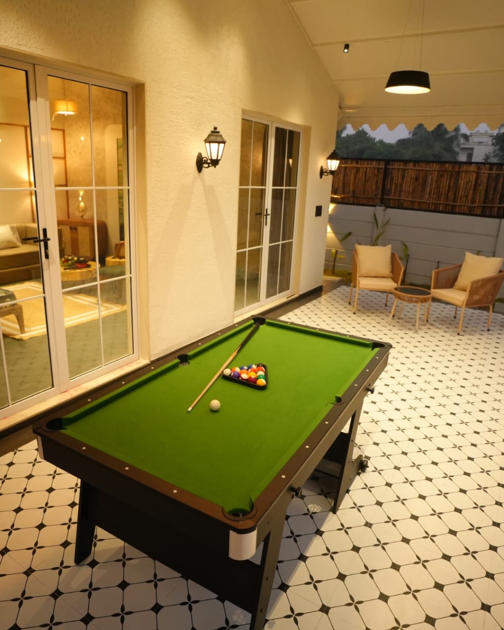 Interior of a 96 Advilla luxury holiday villa